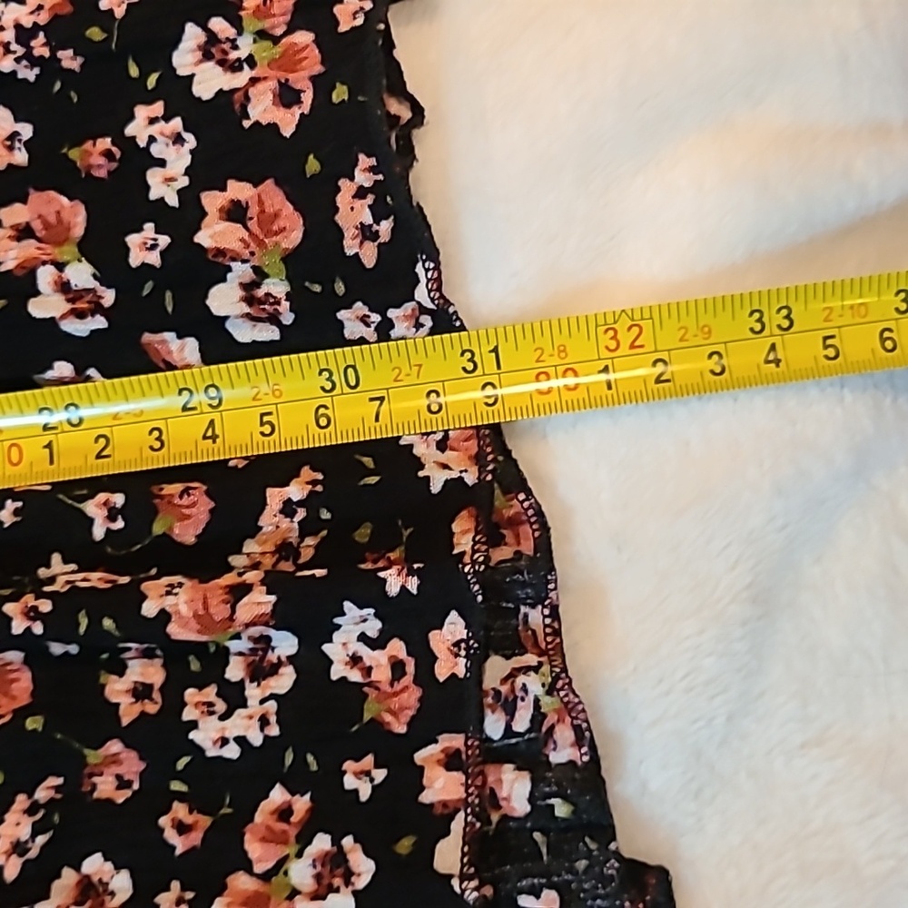 Umgee Floral Patchwork Ruffle Tiered Mini Dress S… - image 3